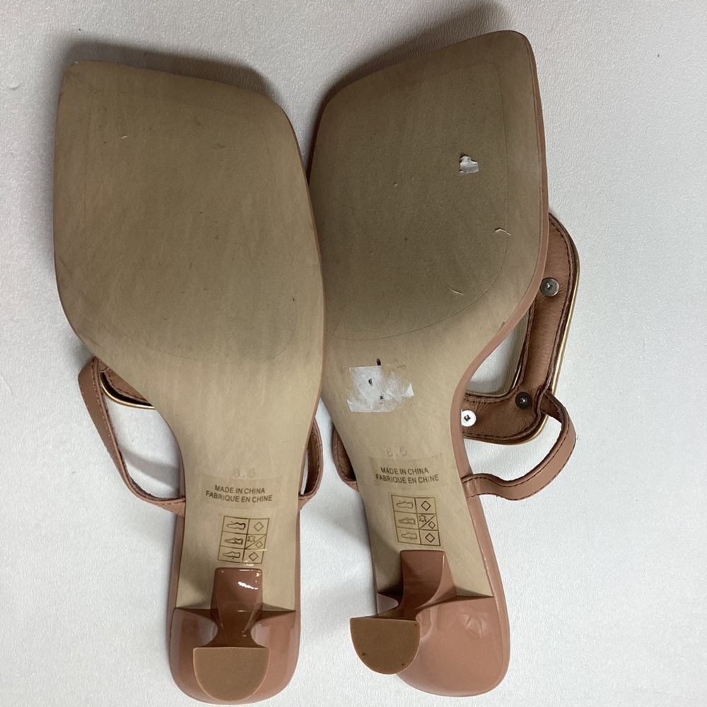 Jeffrey Campbell Linq Up 60mm leather heeled sandals - Picture 9 of 14